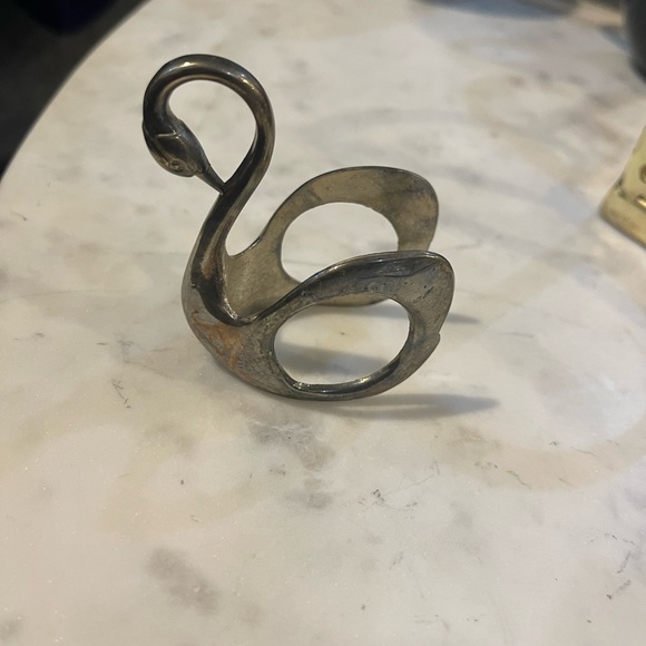 Vintage silver plated napkin rings set of 8 circa 1995 - Picture 1 of 4